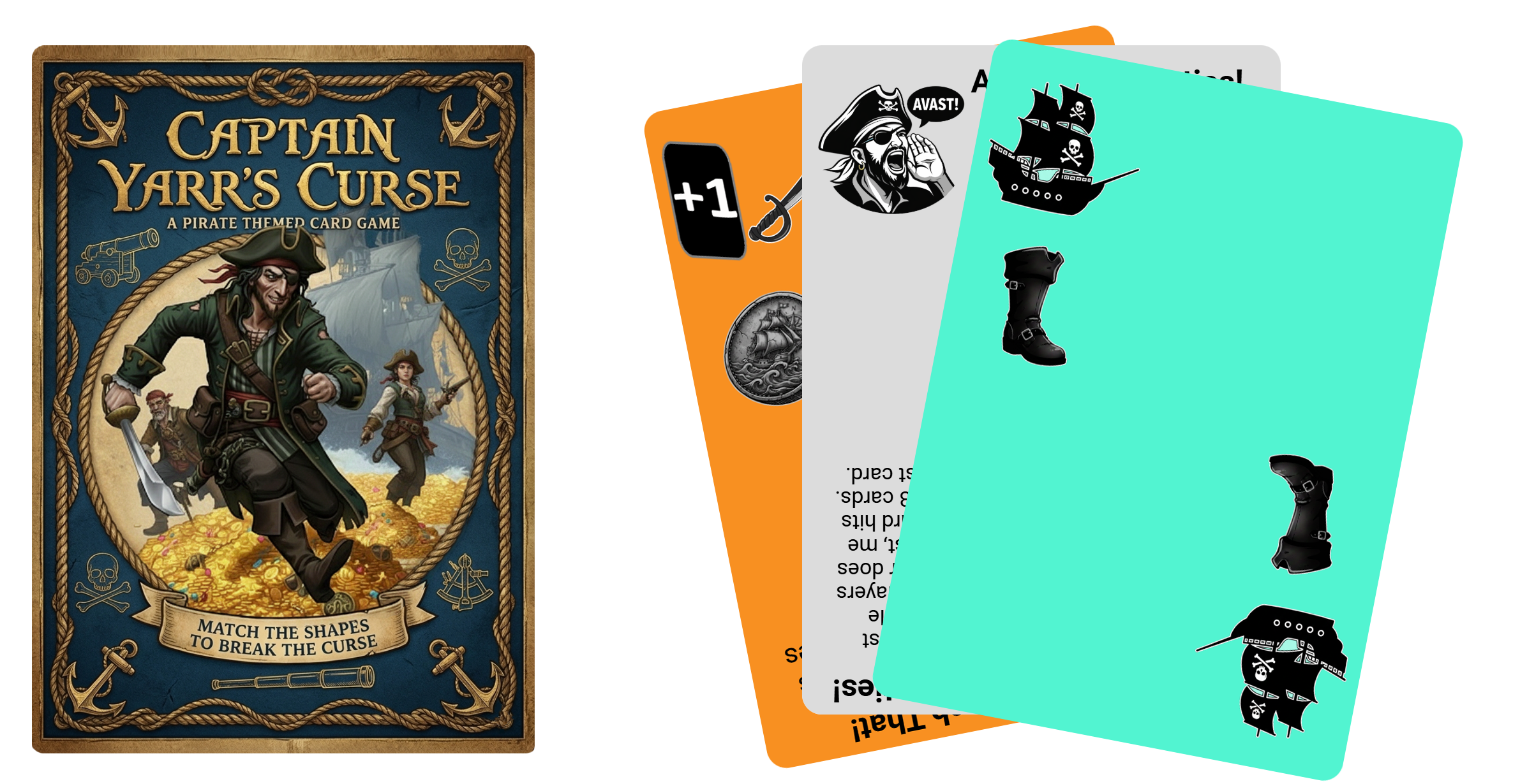 Captain Yarr's Curse Sample Cards