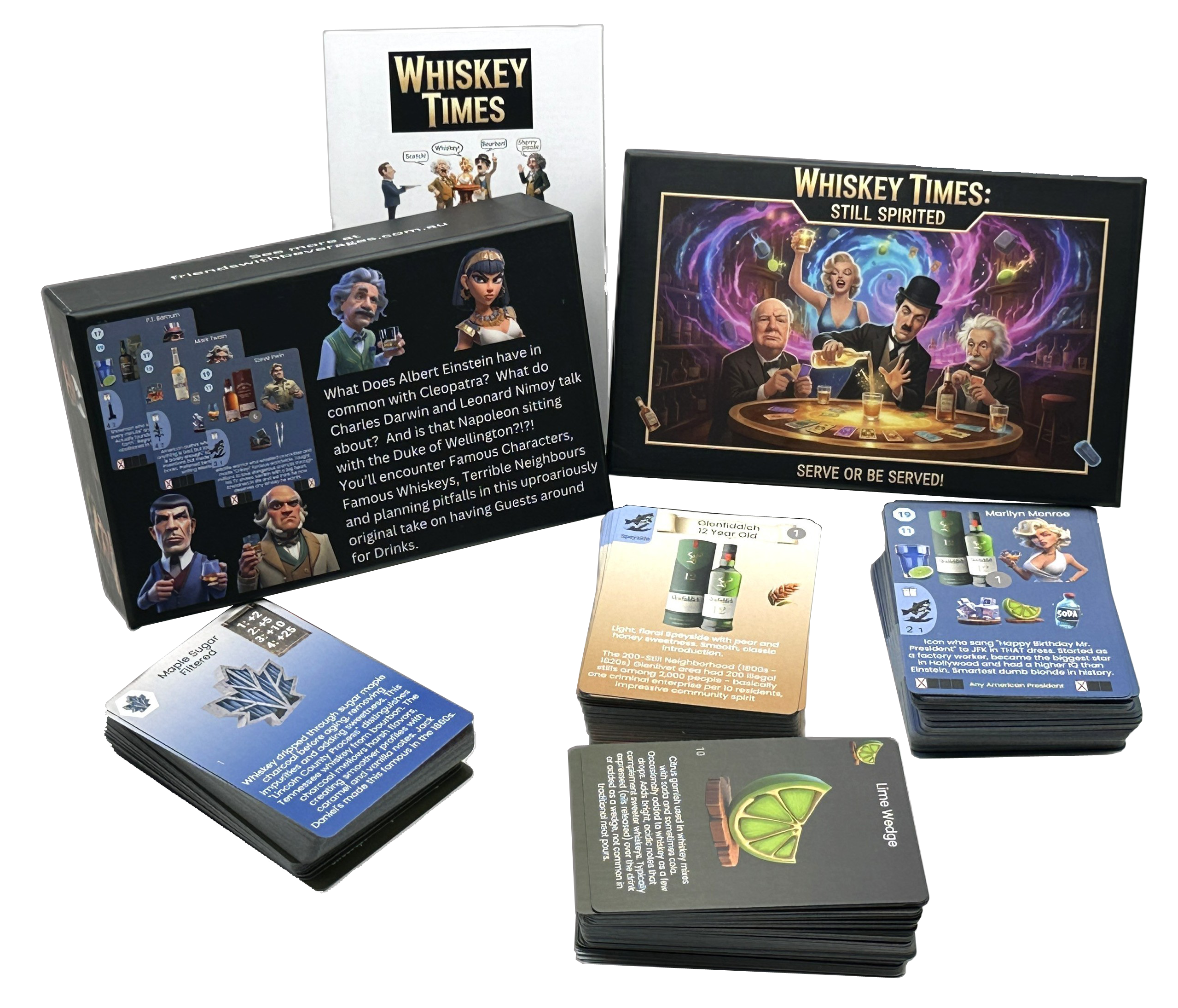 Whiskey Times Game Components
